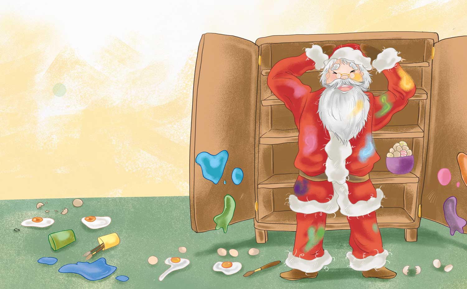 weihnachten Ostern kinderbuch illustration