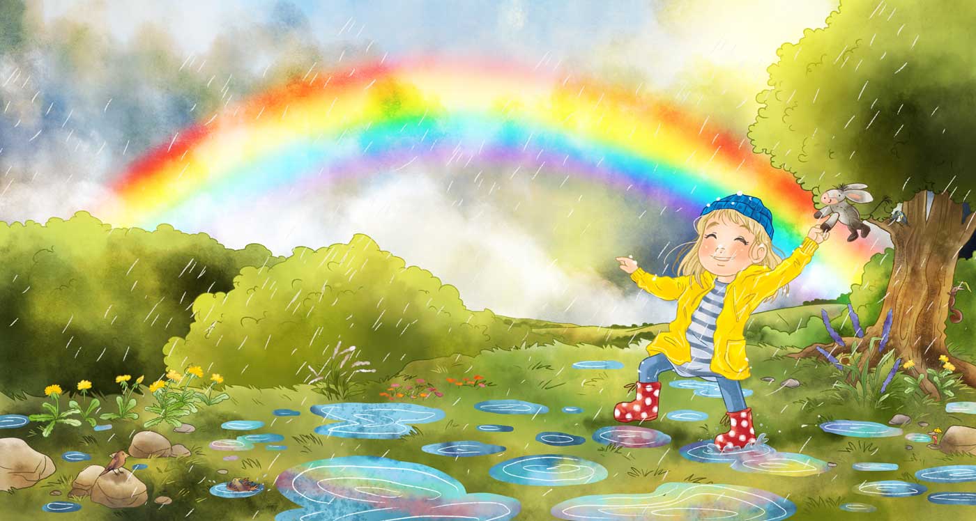 regenbogen Kinderbuch bilderbuch illustrationen