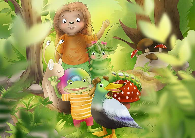 Hörbuch Cover  Illustration Hendeleins