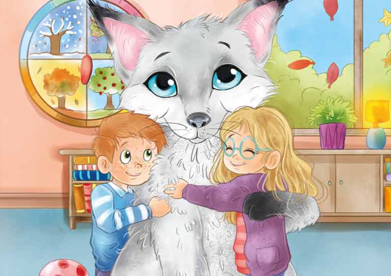 Mutfuchs Kinderbuch-Illustration