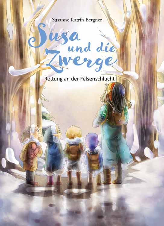 Kinderbuchillustration Cover Magisch Märchen Zwerge Illustratorin