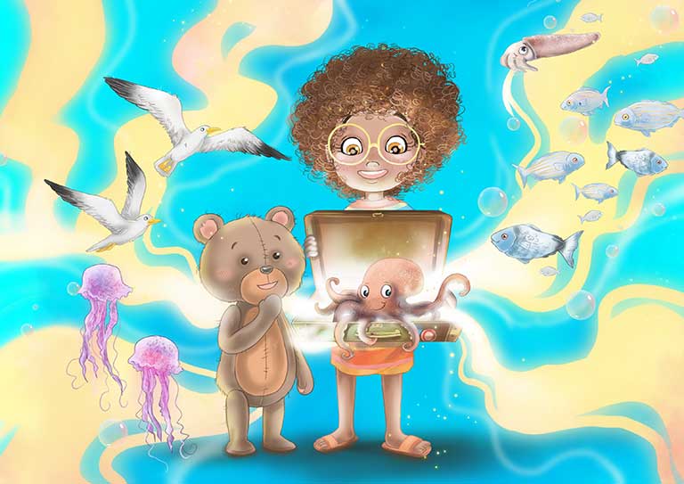 Kinderbuchillustrationen – Tiere Mallorca